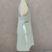 Champêtre Heavy Weight Pure French Linen Pinafore Cross Back - Sage Green