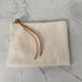 Limited Edition - Essential Travelling Cosmetics Clutch Linen Bag from Fabric Scraps | Herringbone