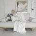 Hallstatt Linen Cotton Cushion Feather Filled 40x60cm Lumbar