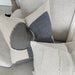 Hallstatt Linen Cotton Cushion Feather Filled 40x60cm Lumbar