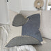 Annecy Patch Linen Cotton Cushion Feather Filled 55cm Square