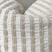 Troyes Linen Cotton Jacquard Cushion 40x60cm -Striped