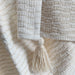 Mosaic Jacquard Double Sided Linen Cotton Throw 150x220cm