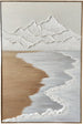 H011 Walnut Framed Full Hand Painted Artwork  120 cm x 80 cm