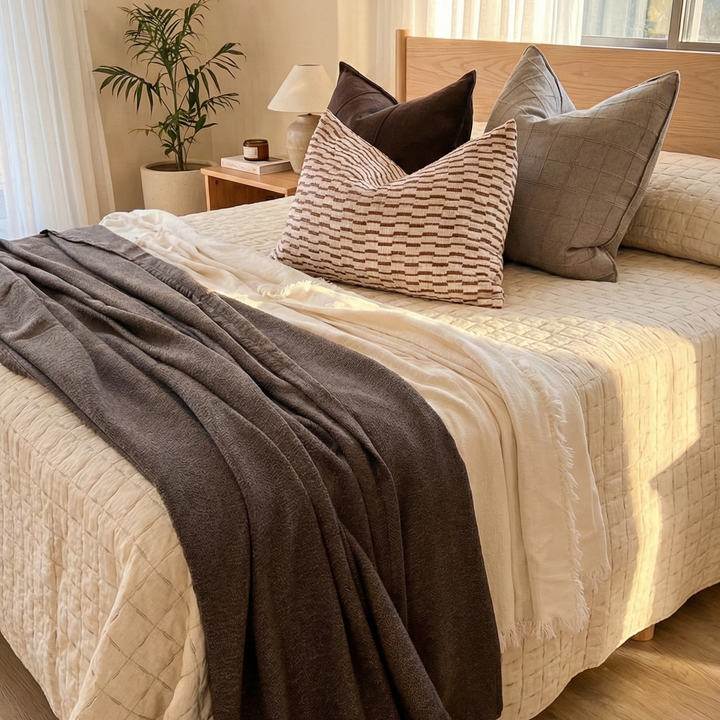 Riley Massive Throw 150x230cm - Midnight Mauve