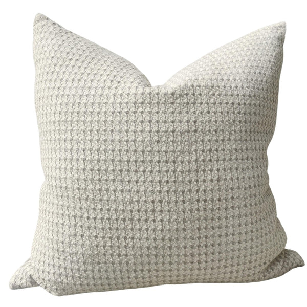 Houndstooth Linen Cotton Cushion 55cm Square