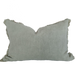 Champêtre Heavy Weight French Linen Cushion 40x60cm Lumbar - Sage Green