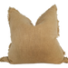 Champêtre Heavy Weight French Linen Cushion 55cm Square Feather Filled - Turmeric Yellow