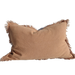 Namora Heavyweight French Linen Cushion Feather Filled 40x60cm Lumbar | Terracotta