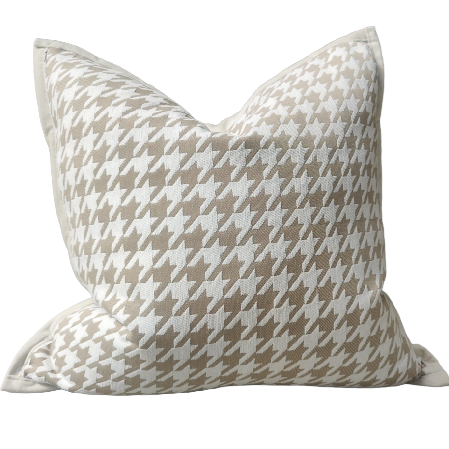 RESTOCK SOON - Houndstooth Cushion 50cm Square
