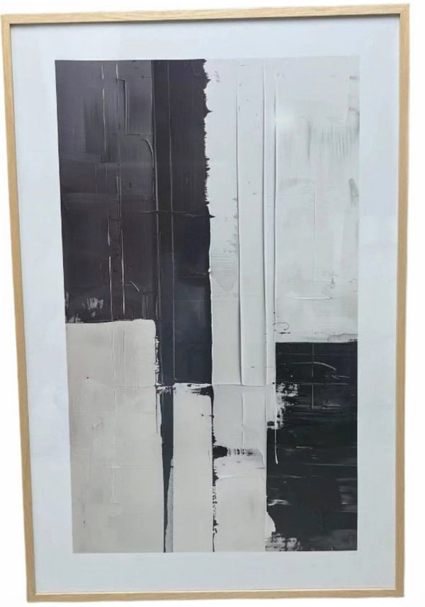 P016 Framed Perspex Glass Canvas Art Print  120 cm x 80 cm