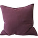 Aura Linen Cotton Cushion 55cm Square - Luscious Berry