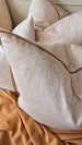 Metallic Cushion 55cm Square - Willow Brown