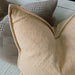 Katalia Linen Cotton Cushion 55cm Square - Peach