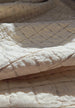 Lagoon Linen Cotton Quilted Bed Cover Massive Blanket Coverlet 230cm x 250cm - Natural