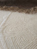 Sahara Linen Cotton Quilted Bed Cover Massive Blanket Coverlet Set 240cm x 260cm +2 Pillowcases - Warm White