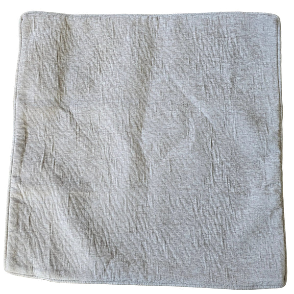 COVER ONLY - Sienna Velvet Cushion 55cm Square - Dove Grey