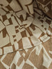 Zola Massive Throw  150cm x 230cm -  Ginger Brown | Off-White