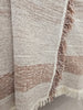 PREORDER MID AUGUST DROP | Aurelia Linen Cotton Heavyweight Jacquard Bed Cover Massive Blanket 245cm x 250cm - Bole Brown | Natural