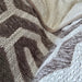 Nouveau Cushion 55cm Square -  Geometric Grey | Off White