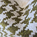 Houndstooth Cushion 55cm Square - Olive Green