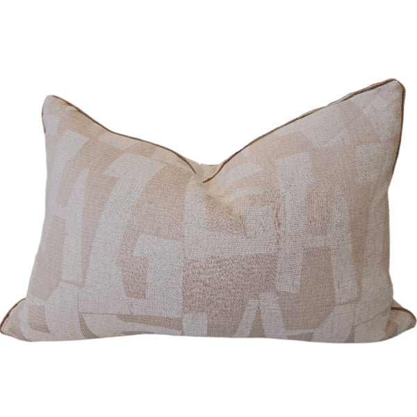 Sadie Cushion 40x60cm Lumbar - Natural | Off White