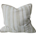 Mingarri Stripe Cushion 55cm Square - Sandstone Taupe | Natural