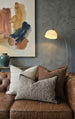 Desert Ridge Cushion 40x60cm Lumbar - Dark Chocolate