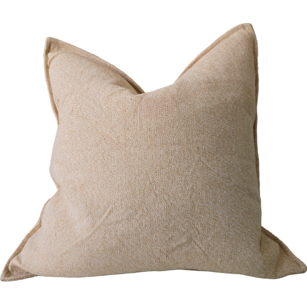 Katalia Linen Cotton Cushion 55cm Square - Peach