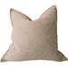 Katalia Linen Cotton Cushion 55cm Square - Peach