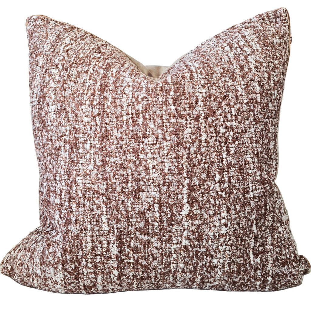 Kianna Cushion 55cm Square - Terracotta Rust
