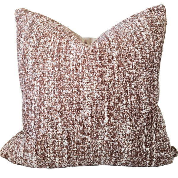 Kianna Cushion 55cm Square - Terracotta Rust
