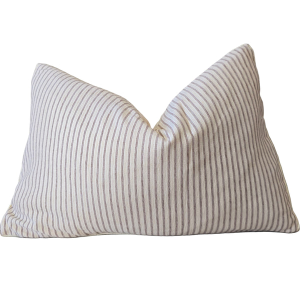 Remi Cushion 40x60cm Lumbar - Clay Striped