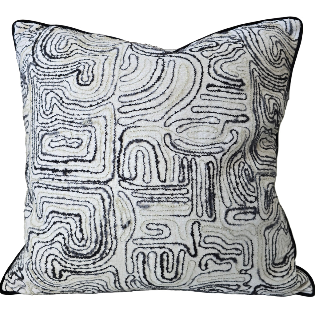 Starry Night Cushion 55cm Square - Blue Navy | Olive Green