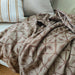 Mateo Massive Throw  150cm x 230cm -  Cream | Mocha Brown