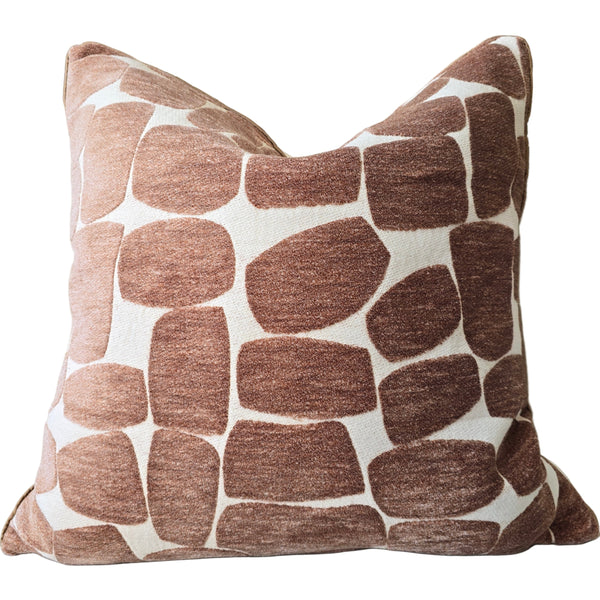 Daleyza Cushion 55cm Square - Burgundy Brown