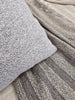 Remi Cushion 55cm Square - Blue Grey | Velvet