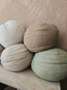 Zoe Linen Blend Texture Round 30cm Diameter | Oatmeal
