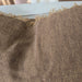Della Heavyweight Pure Linen Cushion 40x60cm Lumbar - Rust Dark Mocha Fringe
