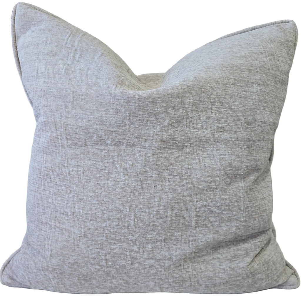 Sienna Velvet Cushion 55cm Square - Dove Grey