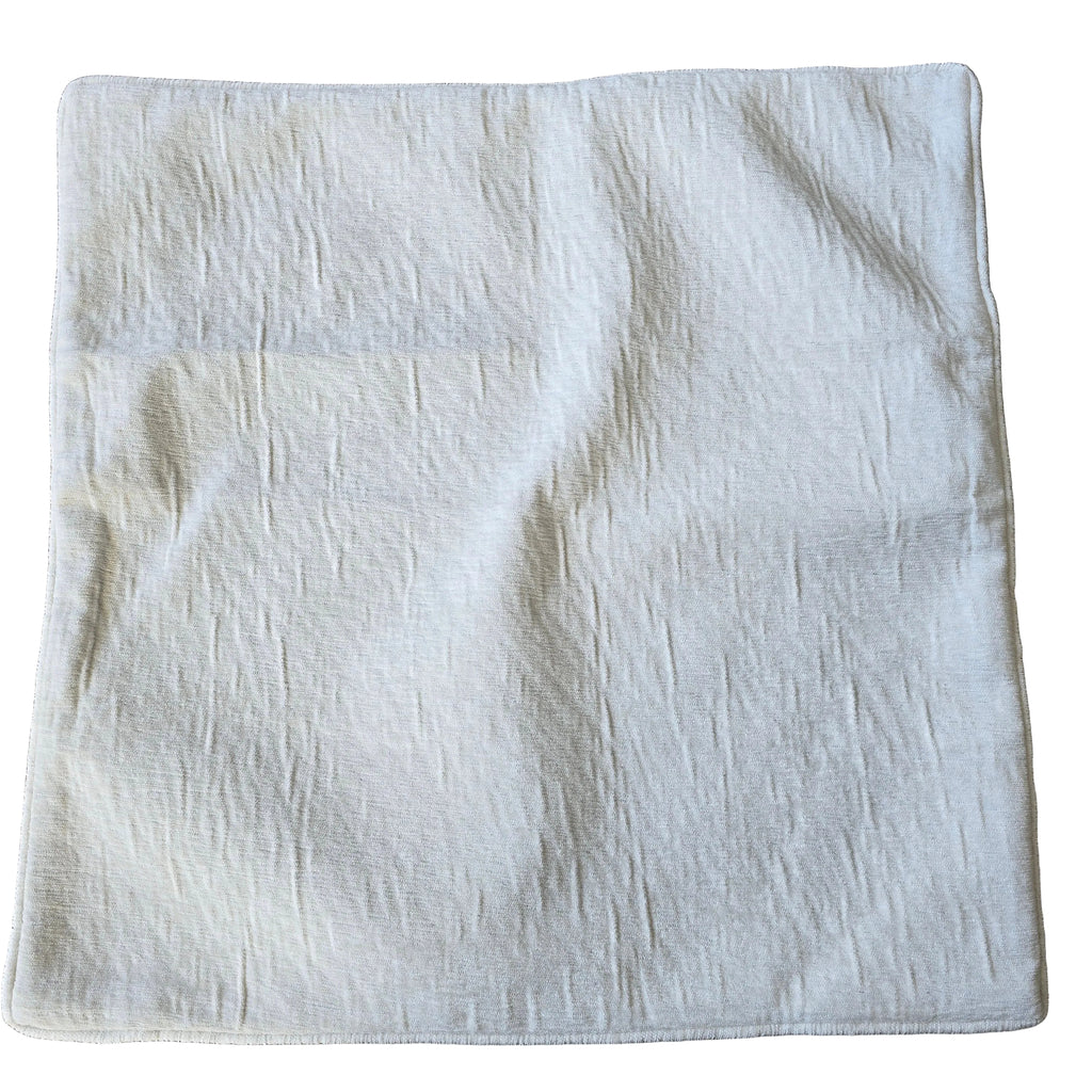 COVER ONLY - Sienna Velvet Cushion 55cm Square - Warm Ivory