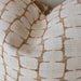Daleyza Cushion 55cm Square - Warm Caramel | Off White Revisable