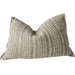 The Grounded Hand-loomed Rustic Texture Pure French Linen 40x60cm Lumbar - Broken Twill Stripe