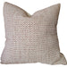 Blush Basketweave Cushion 55cm Square - Dusty Rose