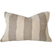 Estella Linen Blend Cushion 40x60cm Lumbar - Natural Beige | Cool Grey