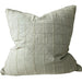 Greta Cushion 55cm Square - Grid | Sage Green