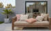 Monet Solution Dyed Eco-Friendly Outdoor Cushion 55cm Square Polyester Filled - Olive Green / Sage