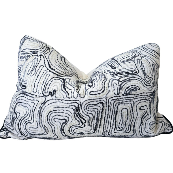 Starry Night Cushion 40x60cm Lumbar - Blue Navy | Olive Green