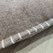 Calmey Hand-Stitched Artisan Cushion 55cm Square - Oatmeal Beige