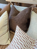 Riley Cushion 55cm Square - Muse Chocolate